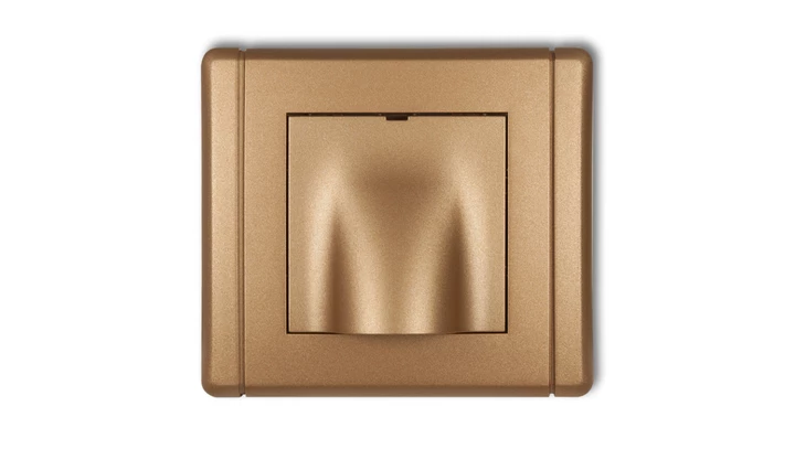 FLEXI Wypust kablowy złoty metalik 8FWPK