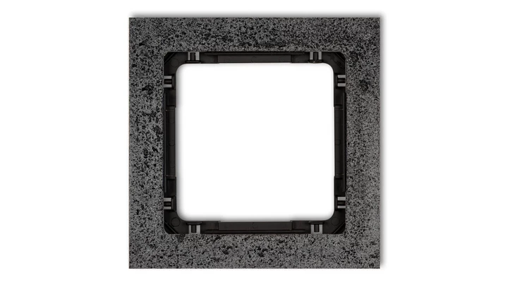 DECO Ramka uniwersalna pojedyncza - beton (ramka: antracytowa spód: czarny) antracyt 11-12-DRB-1