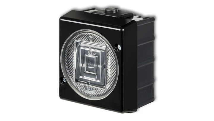 SENIOR Łącznik jednobiegunowy czarny 12WHS-1