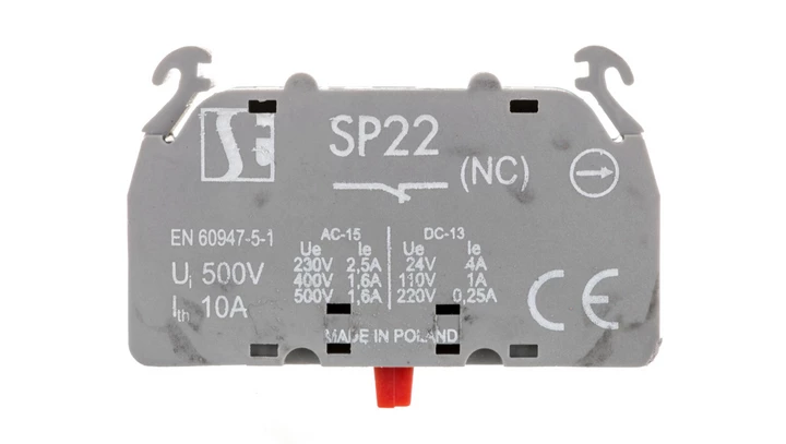 Łącznik na szynę i do kaset SP2201-2-SZ