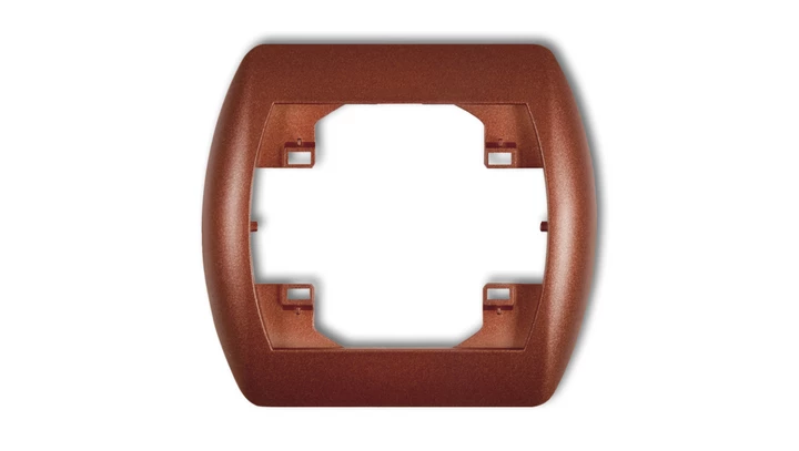 TREND Ramka pozioma pojedyncza brązowy metalik 9RH-1