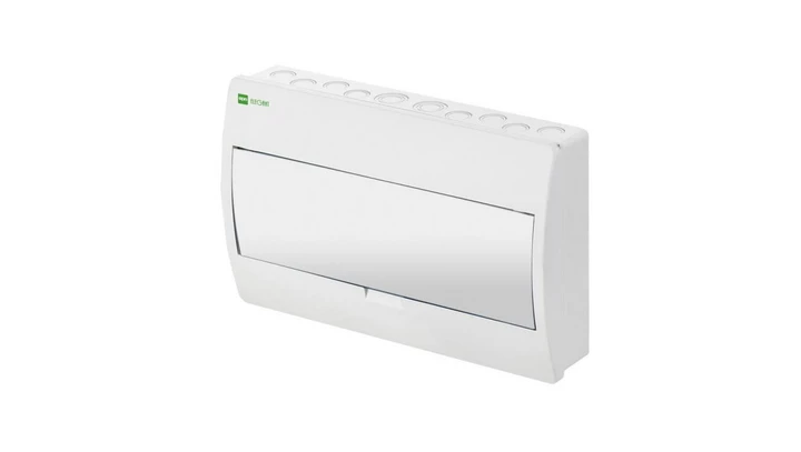 Rozdzielnica modułowa Elegant 1x18 natynkowa IP40 N+PE drzwi białe 2404-00