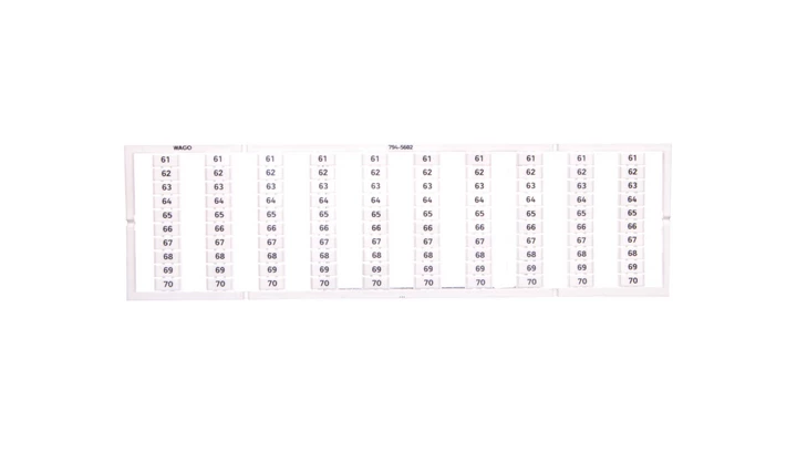 Oznaczniki WMB 10x 61-70 794-5602 /5szt./