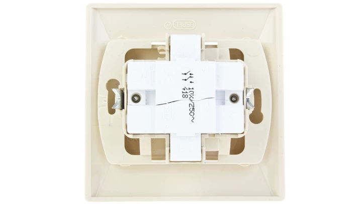 AKCENT Łącznik schodowy + pojedynczy beżowy ŁP-9A/01