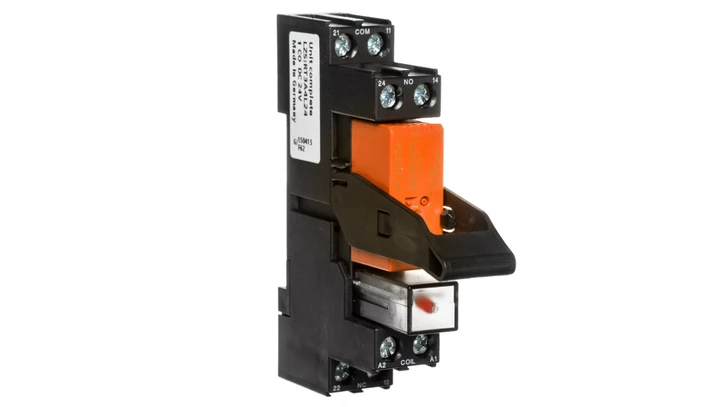 Przekaźnik interfejsowy 1P 3A 24V DC z LED 5mm pinning LZS:RT3A4L24 /5szt./