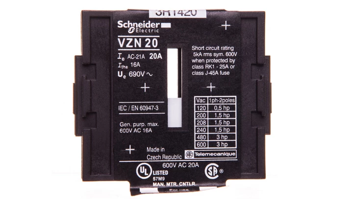 Biegun pola głównego 20A Vario VZN20