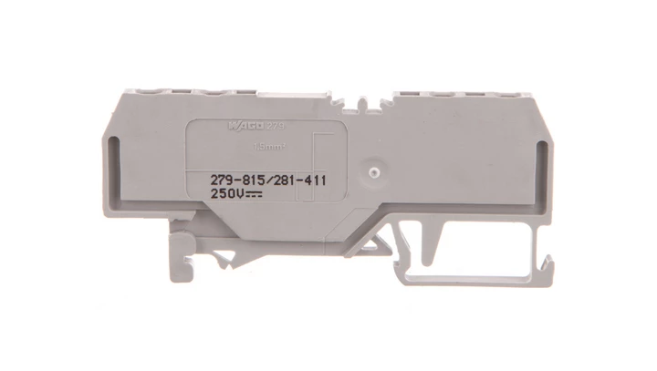 Złączka szynowa 4-przewodowa diodowa 1,5mm2 szara 279-815/281-411 /100szt./