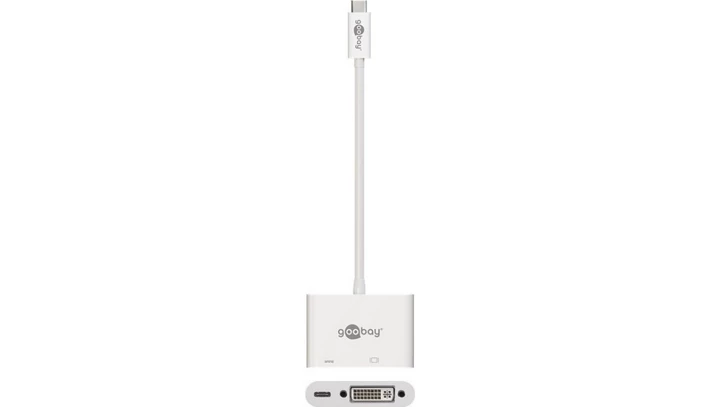 Multi adapter USB-C - DVI-I + USB-C 62108