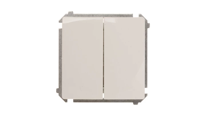 Simon Basic Łącznik świecznikowy z podświetleniem, szybkozłącza, biały BMW5L.01/11