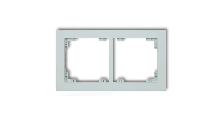 DECO Ramka podwójna DECO Pastel Matt lodowy błękit 47DR-2