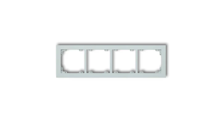 DECO Ramka poczwórna DECO Pastel Matt lodowy błękit 47DR-4