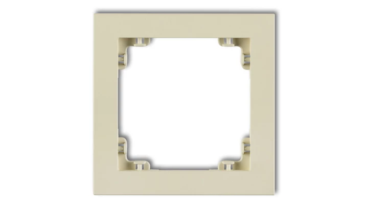 DECO Ramka pojedyncza DECO Pastel Matt orzech ziemny 44DR-1