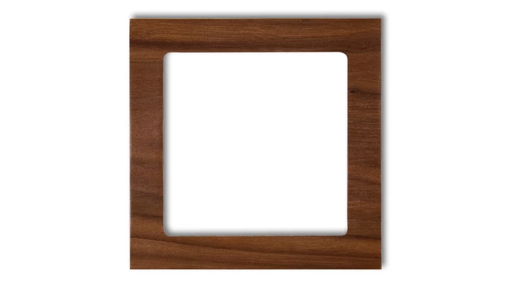 DECO Ramka pojedyncza - drewno (orzech amerykański) orzech amerykański DRD-1E
