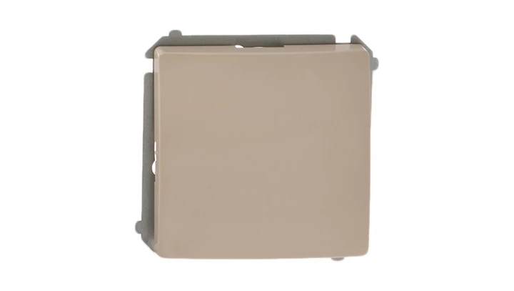 Simon Basic Łącznik jednobiegunowy, szybkozłącza, beżowy BMW1.01/12