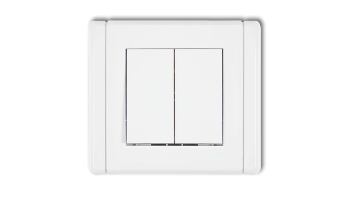 FLEXI Przycisk świecznikowy biały FWP-44.1