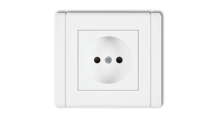 FLEXI Gniazdo pojedyncze b/u biały FGP-1p