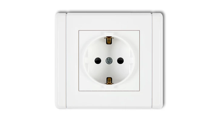 FLEXI Gniazdo pojedyncze z/u SCHUKO biały FGP-1sp