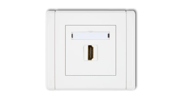 FLEXI Gniazdo pojedyncze HDMI biały FHDMI-1