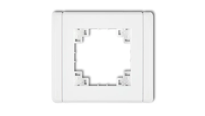 Kompletna ramka uniwersalna pojedyncza biały FR-1