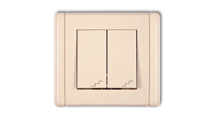 FLEXI Łącznik podwójny schodowy beżowy 1FWP-33