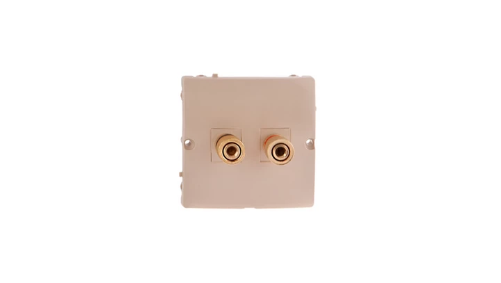 Simon Basic Gniazdo głośnikowe pojedyncze beżowe BMGL2.02/12