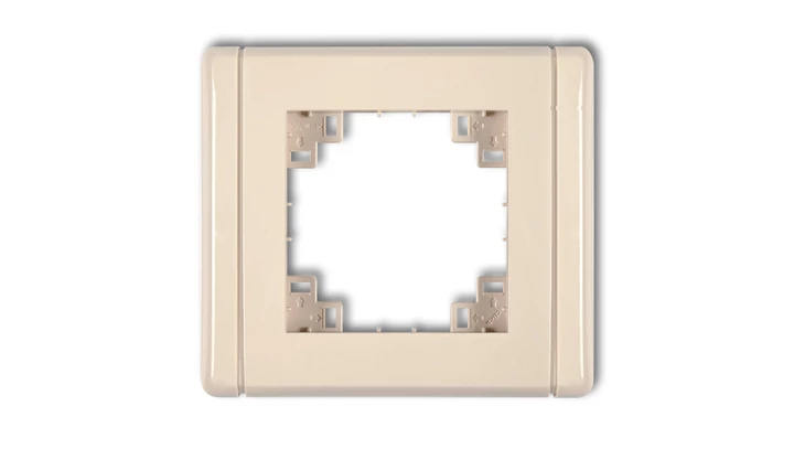 Kompletna ramka uniwersalna pojedyncza beżowy 1FR-1