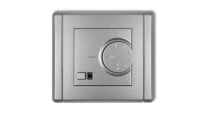 FLEXI Regulator temperatury elektroniczny z czujnikiem podpodłogowym srebrny metalik 7FRT-1