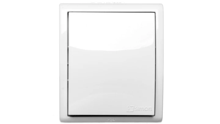 Simon Aquarius Łącznik hermetyczny jednobiegunowy IP54 z podświetleniem biały AQW1L/11