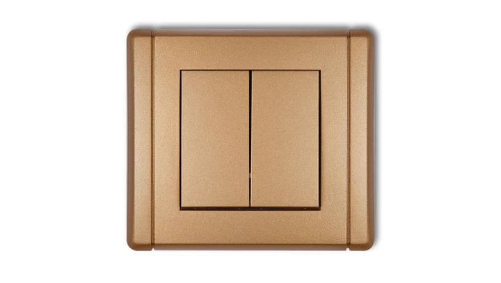 FLEXI Łącznik świecznikowy złoty metalik 8FWP-2