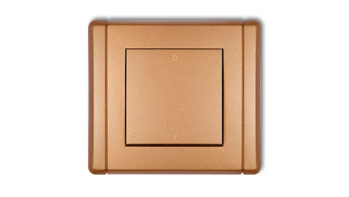 FLEXI Łącznik dwubiegunowy złoty metalik 8FWP-9