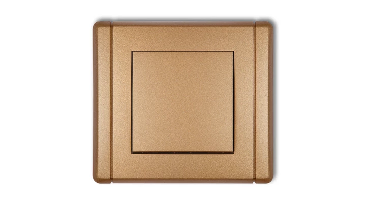 FLEXI Przycisk jednobiegunowy złoty metalik 8FWP-4.1