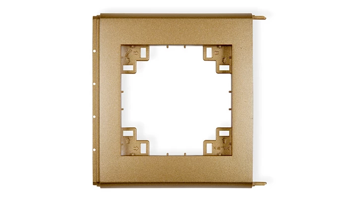 Ramka zewnętrzna do łączników IP44 złoty metalik 8FRH
