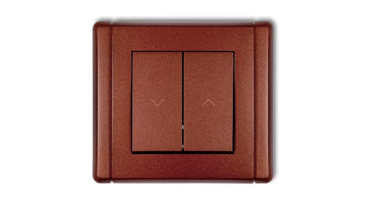 FLEXI Łącznik żaluzjowy brązowy metalik 9FWP-8