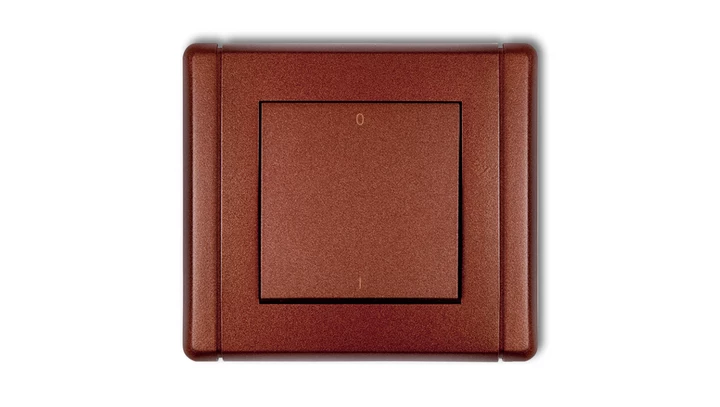 FLEXI Łącznik dwubiegunowy brązowy metalik 9FWP-9