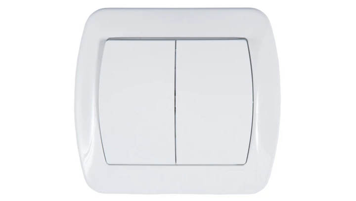 Simon Akord Łącznik schodowy podwójny biały AW6/2/11