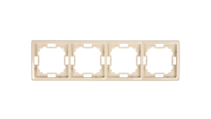 Simon Basic Standard Ramka poczwórna uniwersalna beżowa BMR4/12