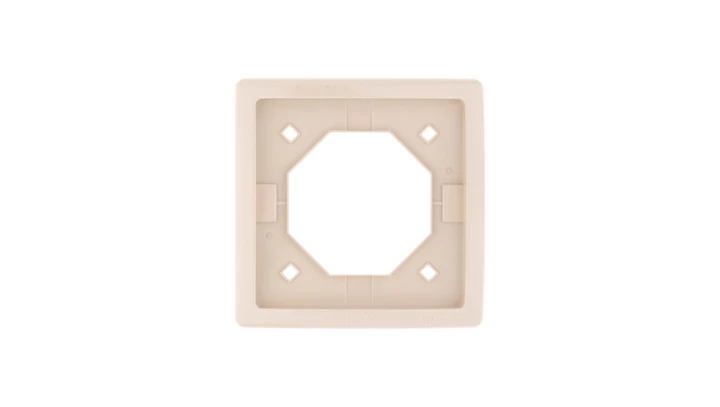 Simon Basic Standard Ramka bryzgoszczelna pojedyncza IP44 z uszczelką beżowa BMR1B/12