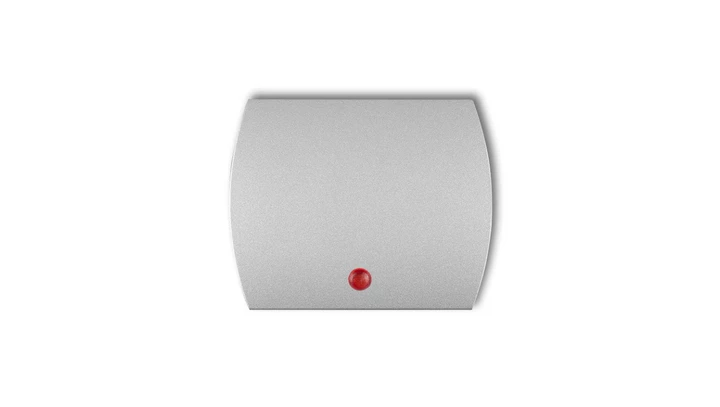 Klawisz z oczkiem do łączników serii TREND i LOGO srebrny 5KZO