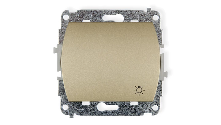 TREND Przycisk /światło/ złoty 6WP-5