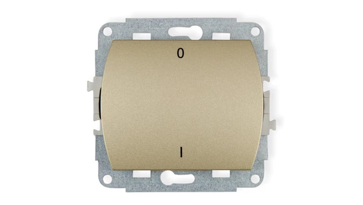 TREND Łącznik dwubiegunowy złoty 6WP-9