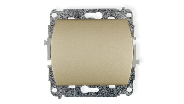 TREND Przycisk jednobiegunowy złoty 6WP-4.1