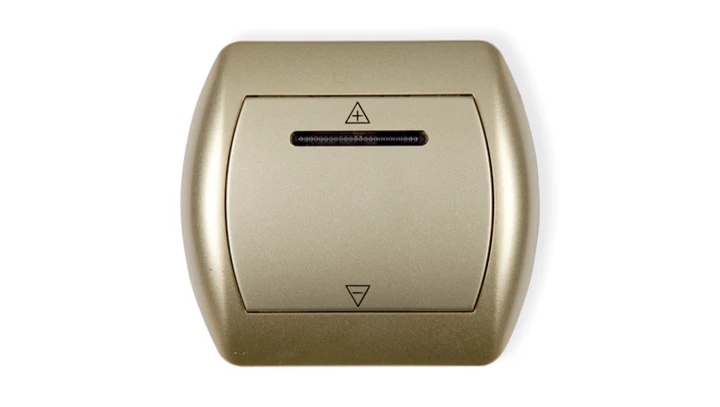 TREND Ściemniacz sterowany dotykiem i dowolnym pilotem złoty 6RO-1