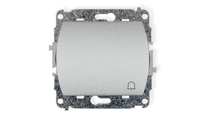 TREND Przycisk /dzwonek/ srebrny metalik 7WP-4