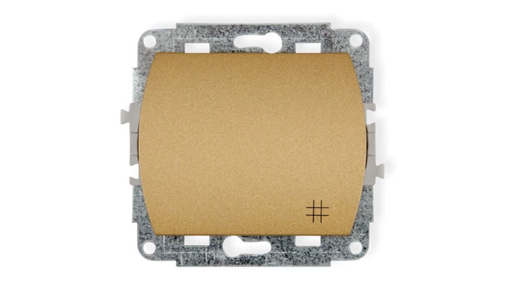 TREND Łącznik krzyżowy złoty metalik 8WP-6