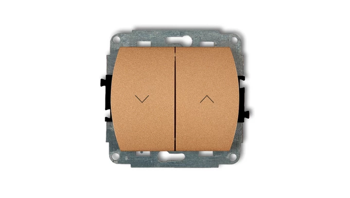 TREND Łącznik żaluzjowy złoty metalik 8WP-8