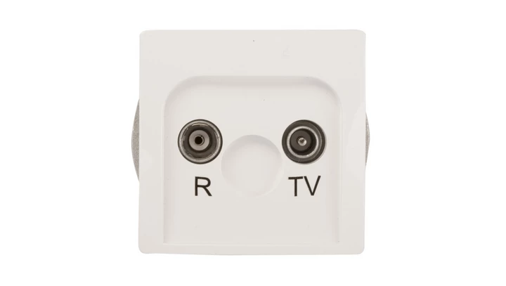 Simon Basic Gniazdo antenowe RD/TV końcowe separowane białe BMZAR1/1.01/11