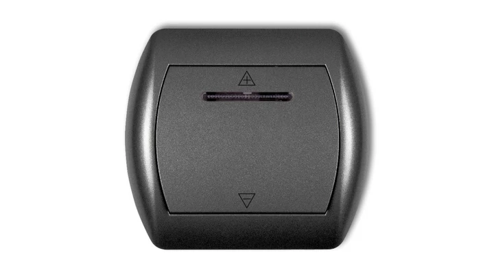 TREND Ściemniacz sterowany dotykiem i dowolnym pilotem grafitowy 11RO-1