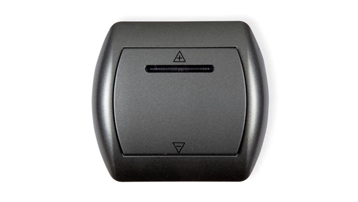 TREND Sterownik roletowy sterowany dotykiem i dowolnym pilotem grafitowy 11SR-1