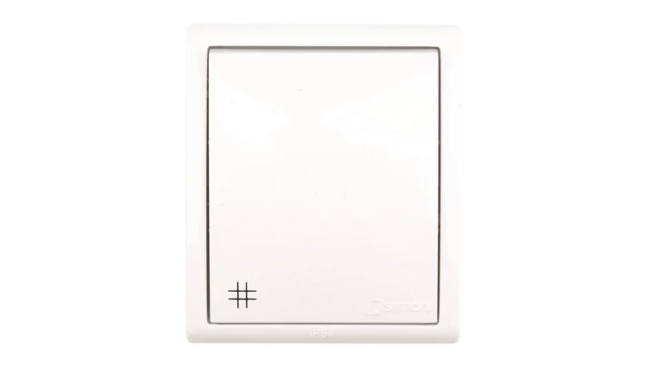 Simon Aquarius Łącznik hermetyczny krzyżowy IP54 biały AQW7/11