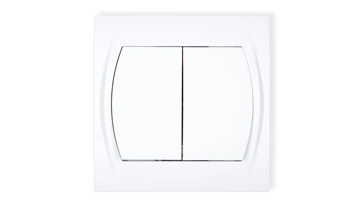 LOGO Łącznik świecznikowy biały LWP-2